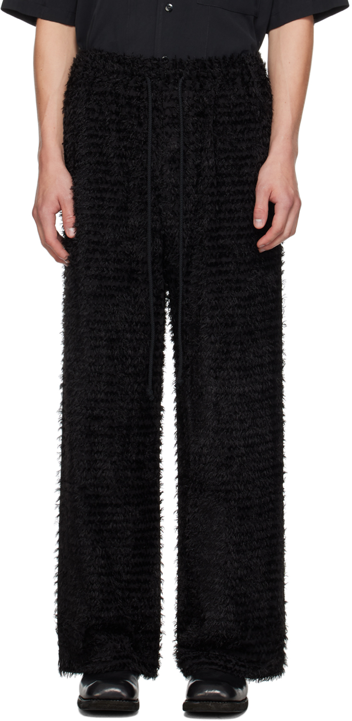 Black Relaxed Lounge Pants