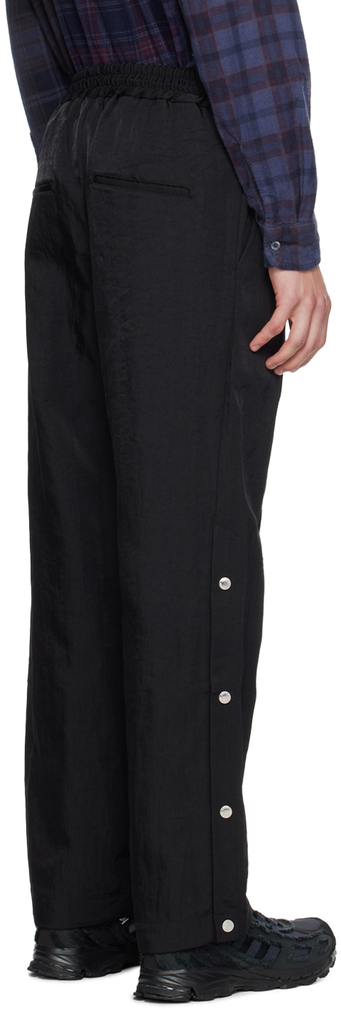 SONG FOR THE MUTE BLACK STUDDED TRACK PANTS 
