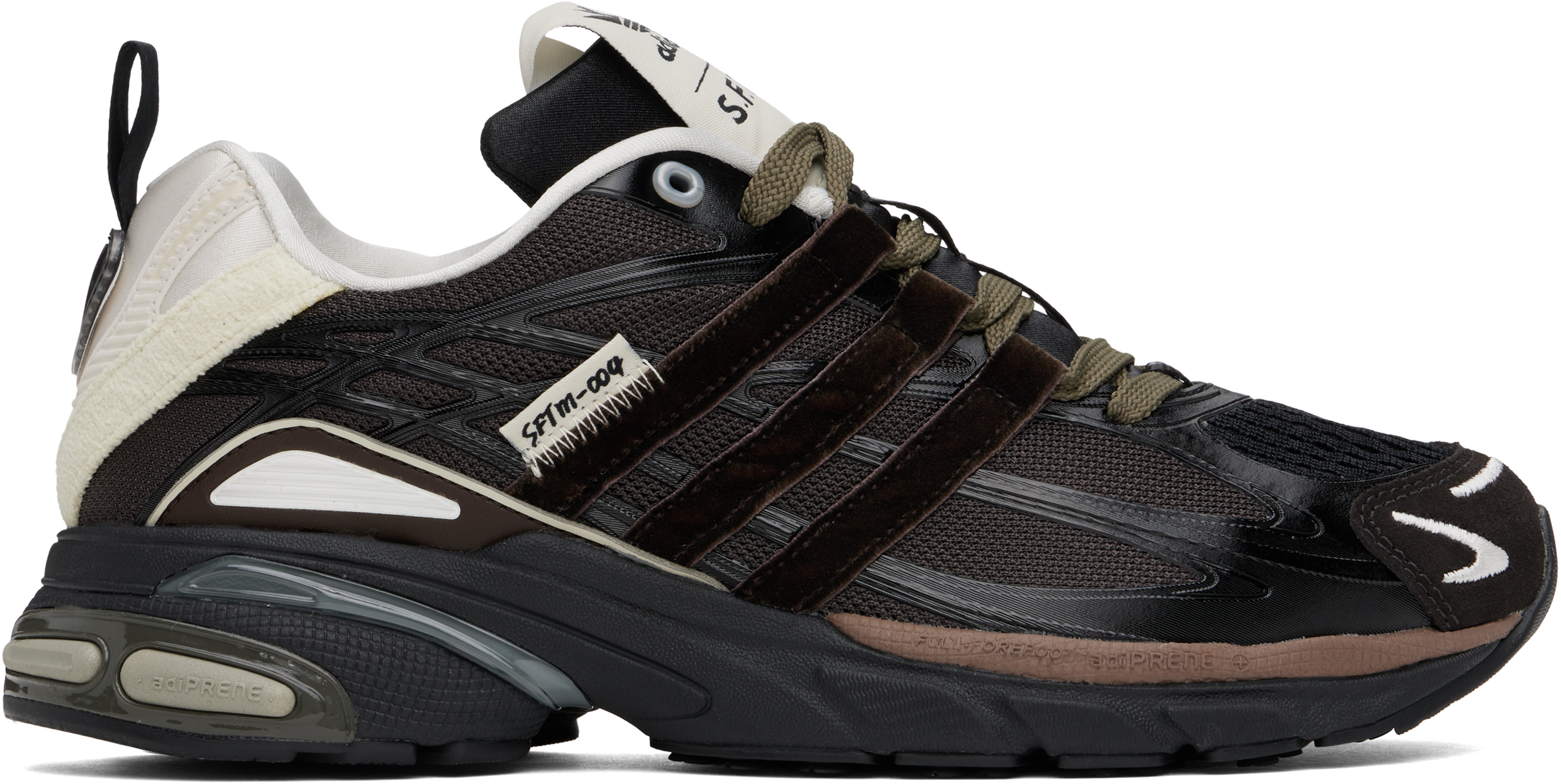 Black & Brown adidas Originals Edition 004 AdiStar Cushion Sneakers