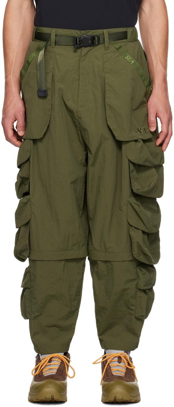 Black WIND AND SEA Edition Multi Bag Cargo Pants