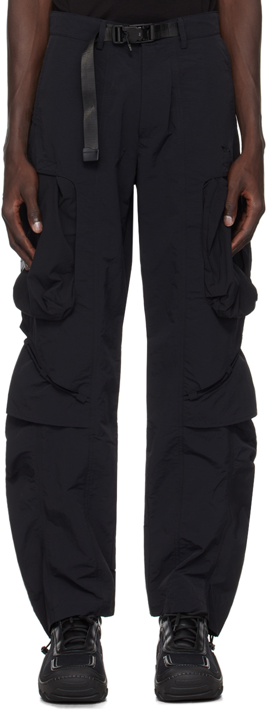 Black Hidden Worker Cargo Pants