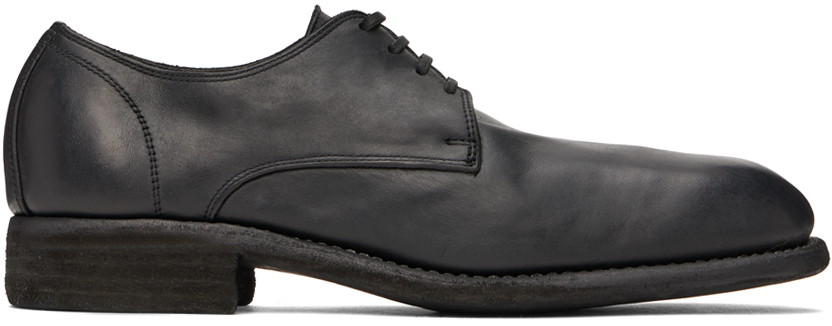 Shop Guidi Black 992 Derbys In Blkt