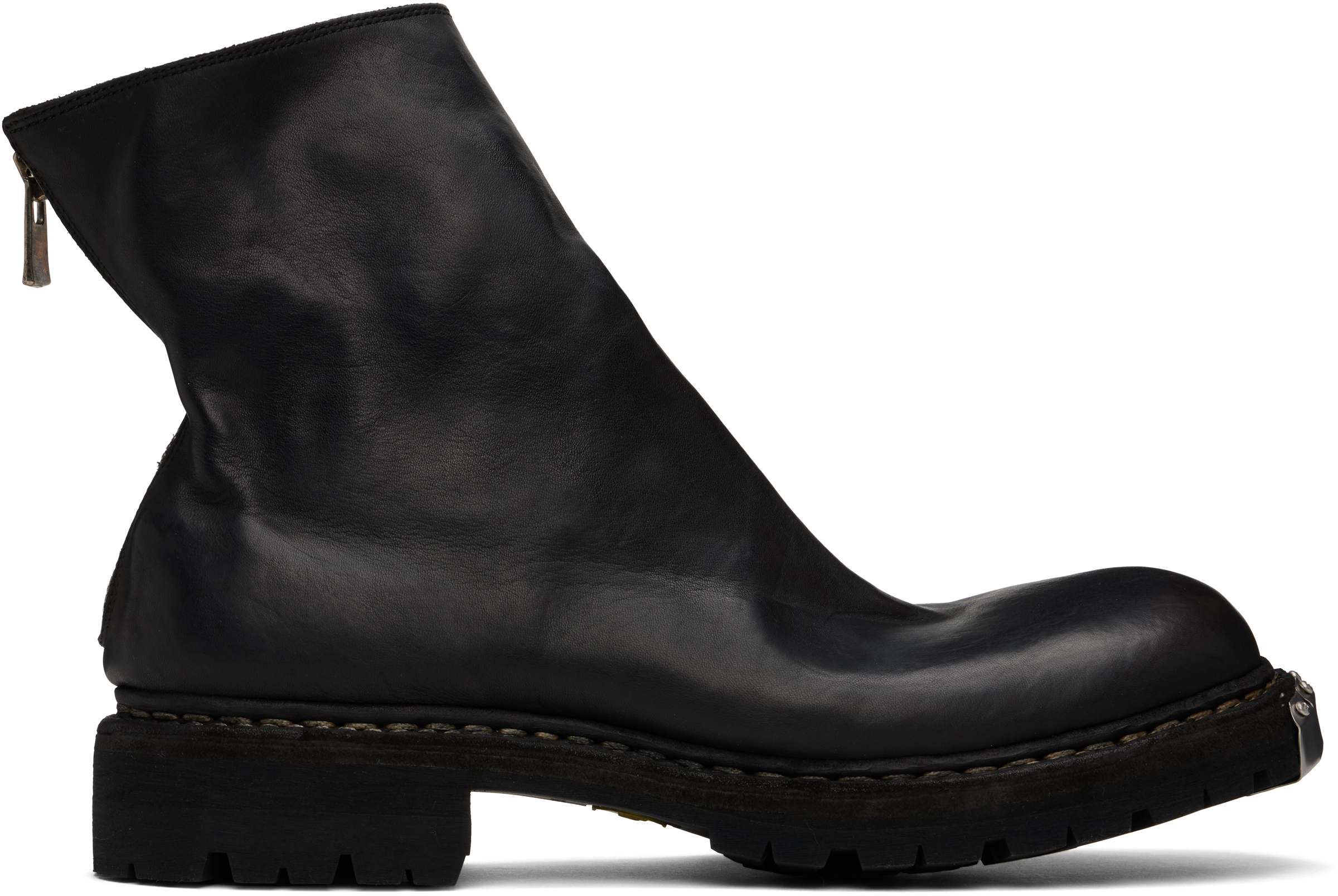 Shop Guidi Black Gr06v Boots In Blkt