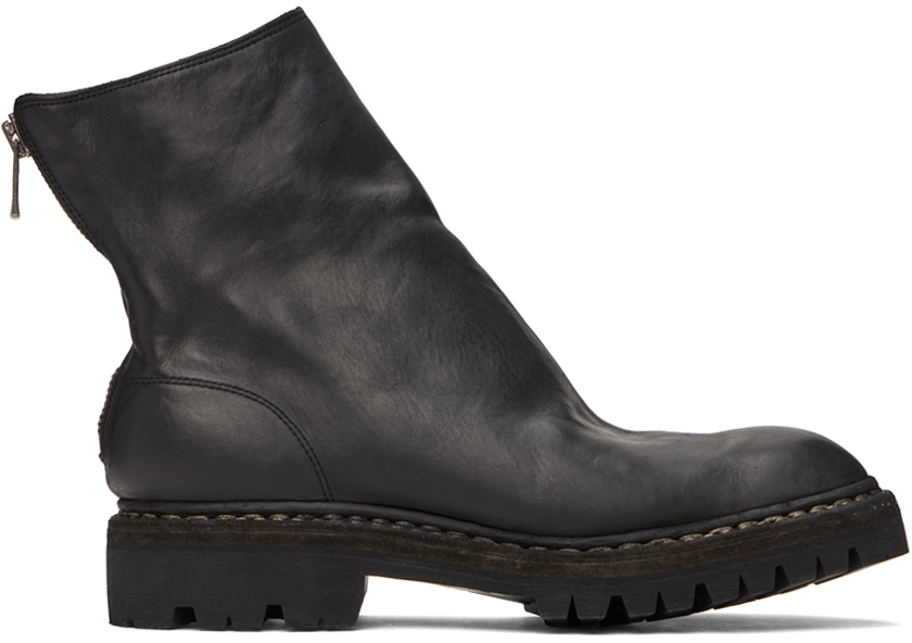 Shop Guidi Black 796v_n Boots In Blkt