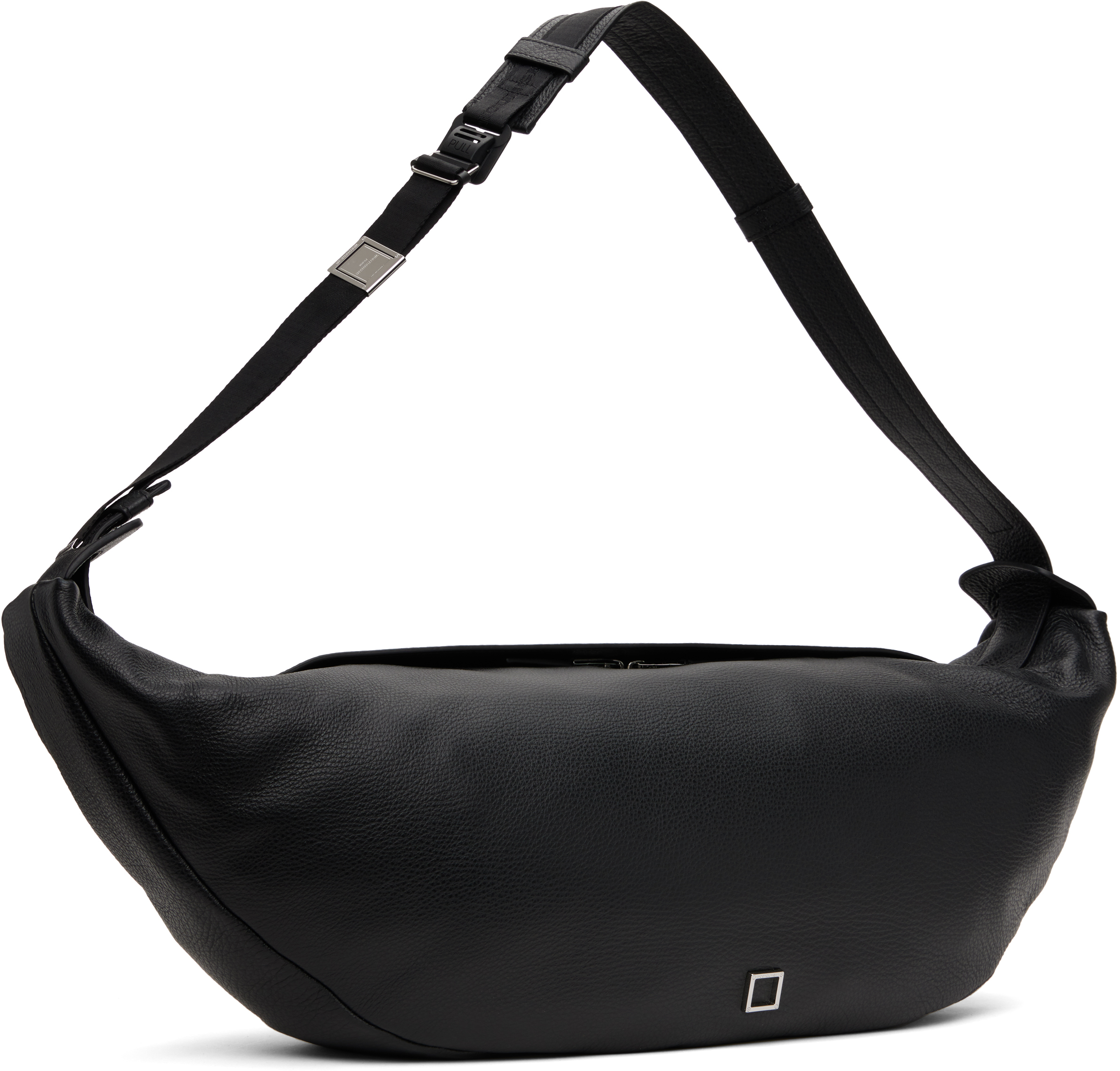 WOOYOUNGMI BLACK MEDIUM MOON BAG