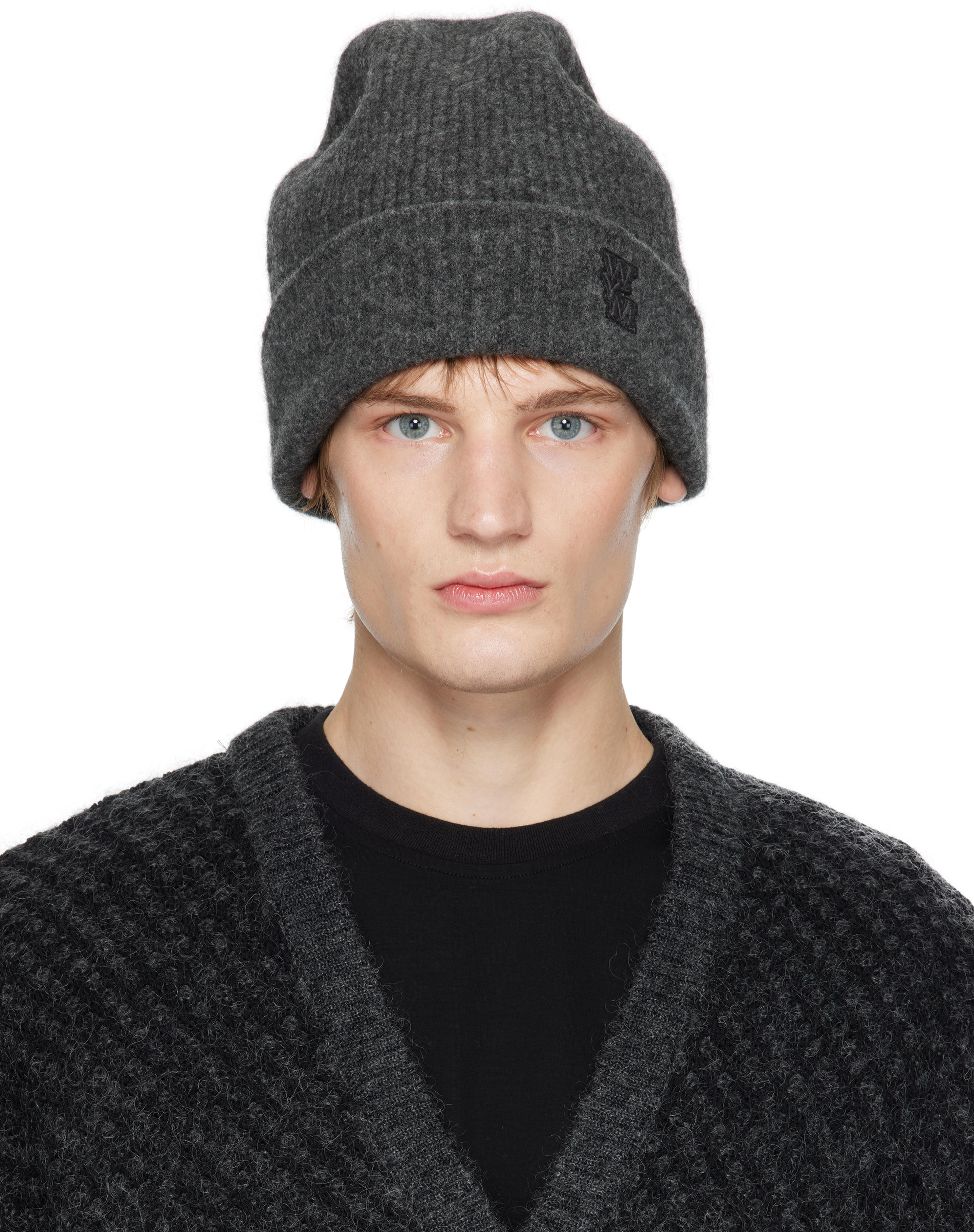 Gray Knit Beanie