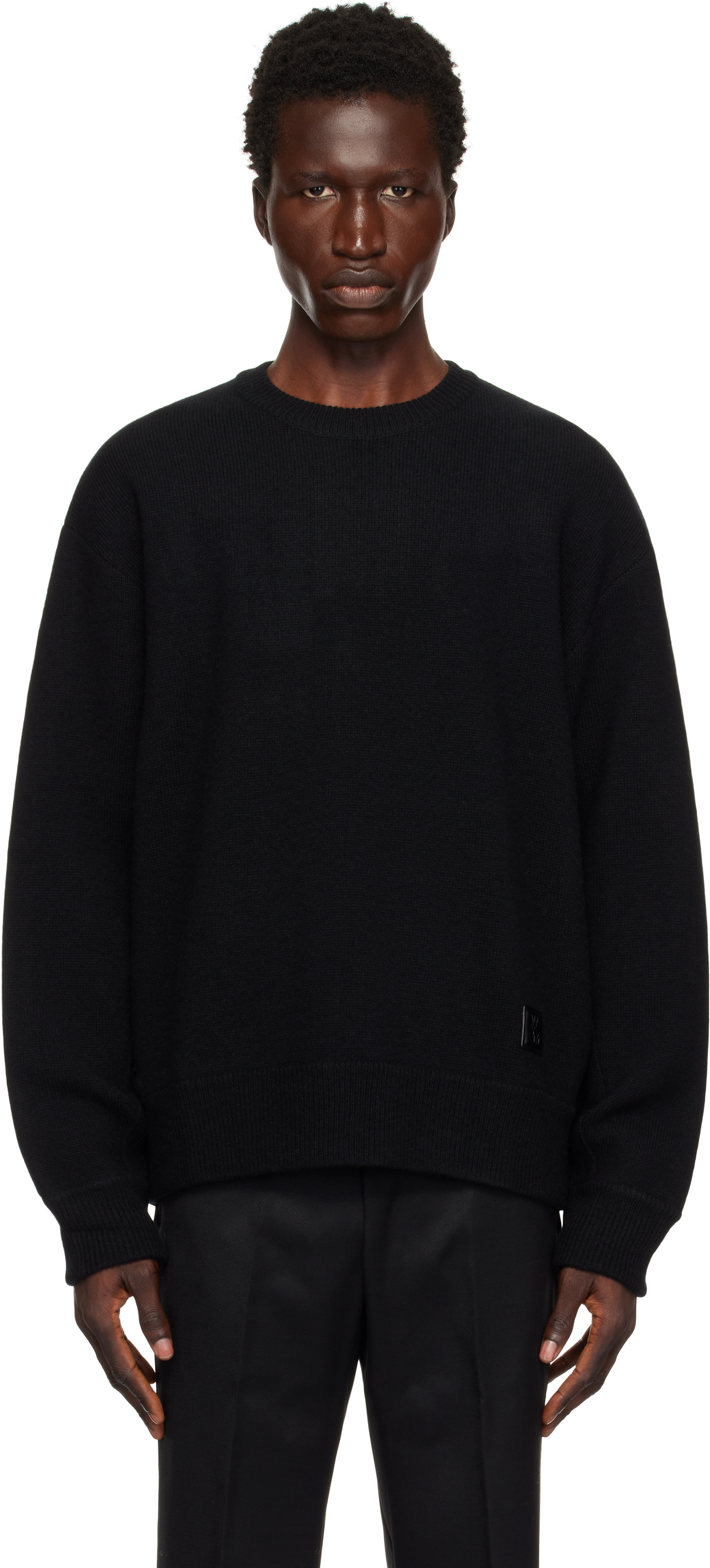 Black Round Neck Sweater