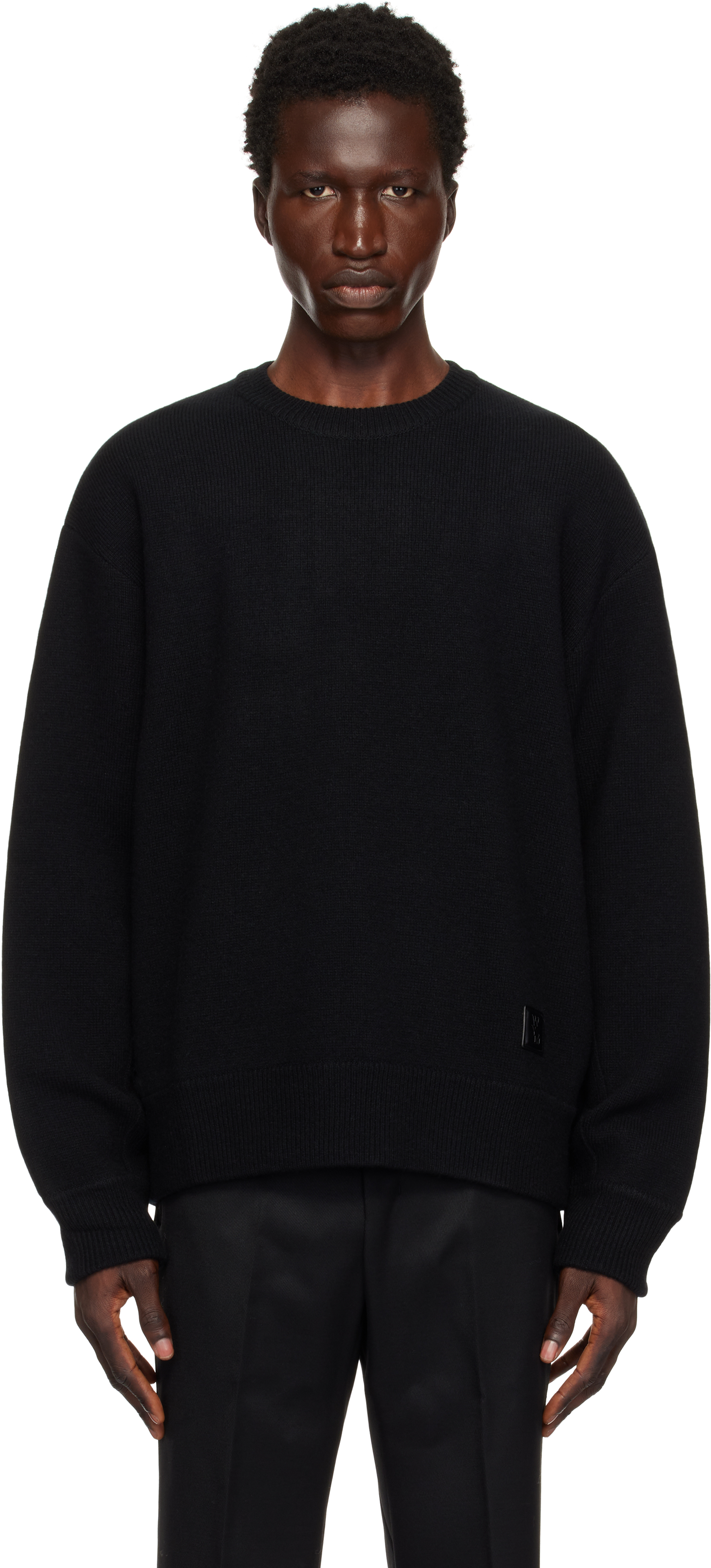 wooyoungmi-black-round-neck-