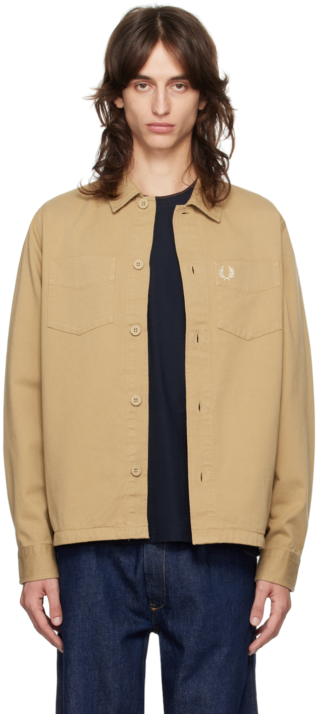 Khaki Twill Overshirt