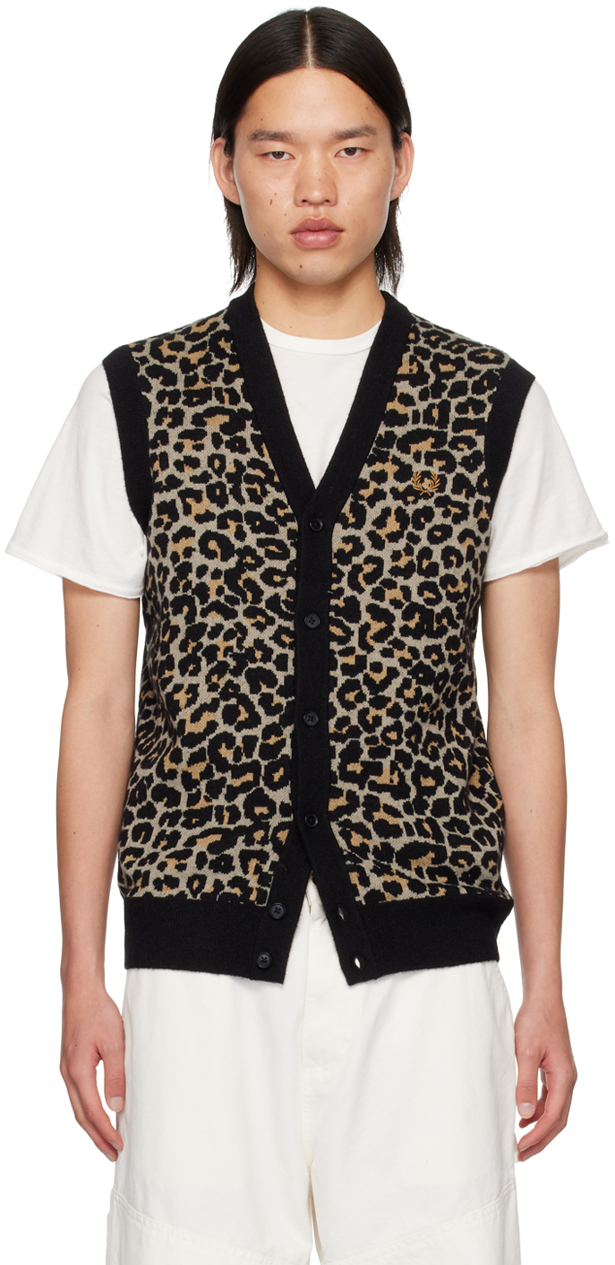 Gray Jacquard Vest