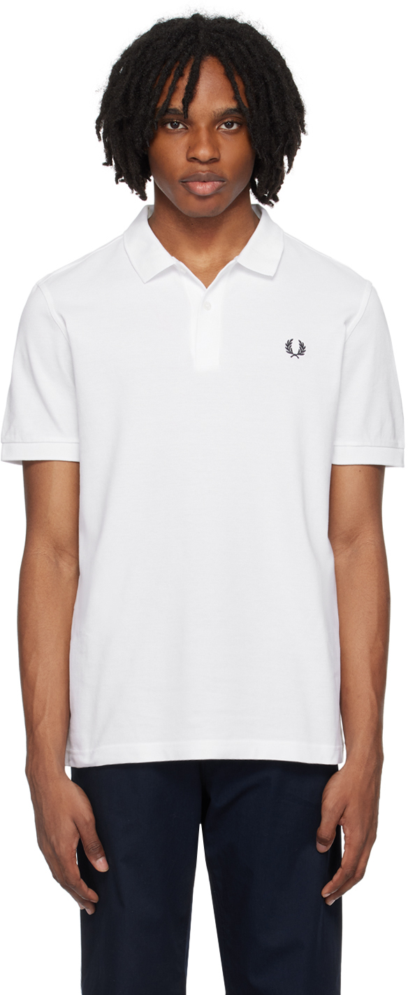 Polo bianca fred perry best sale