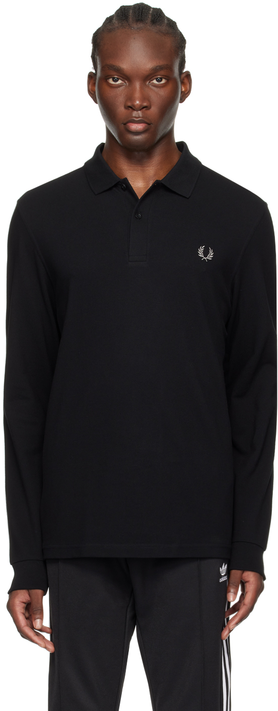 Shop Fred Perry Black M6006 Polo In 906