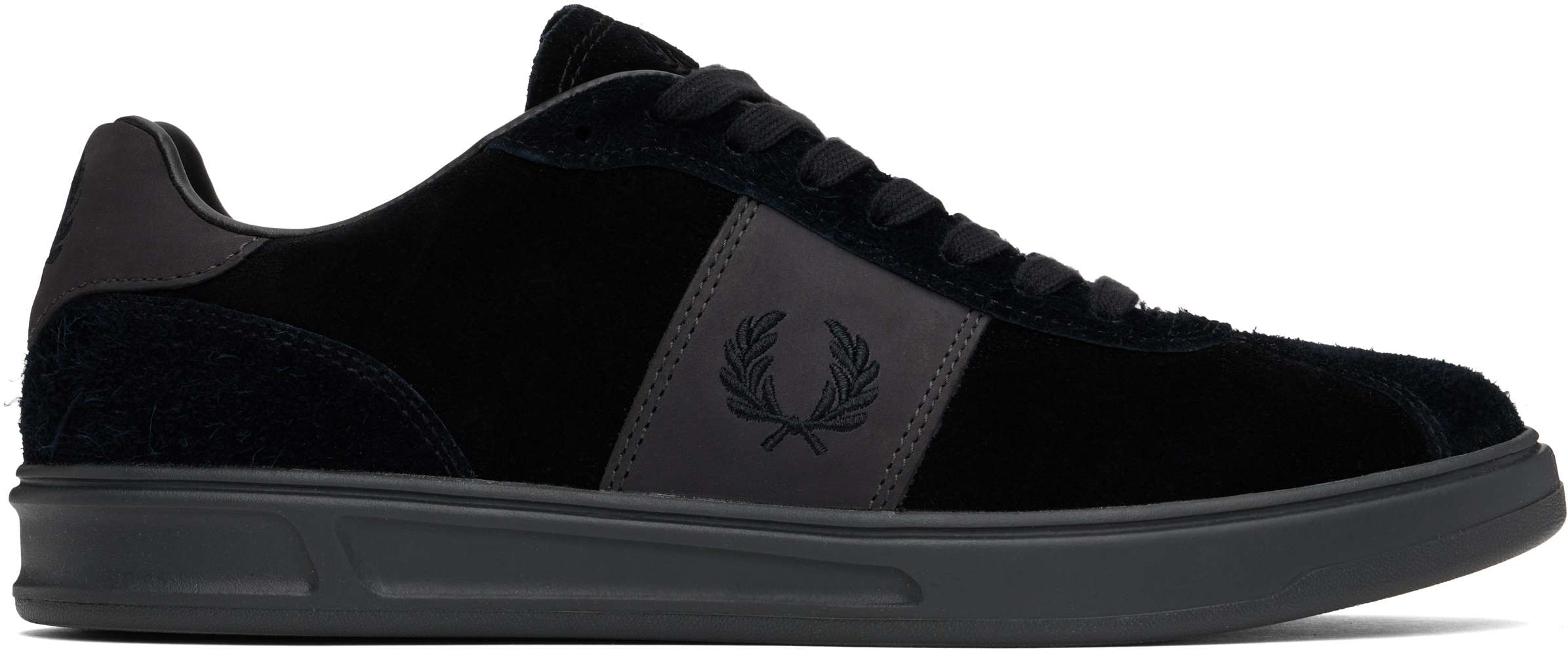 Fred Perry Black B4 Sneakers In U73