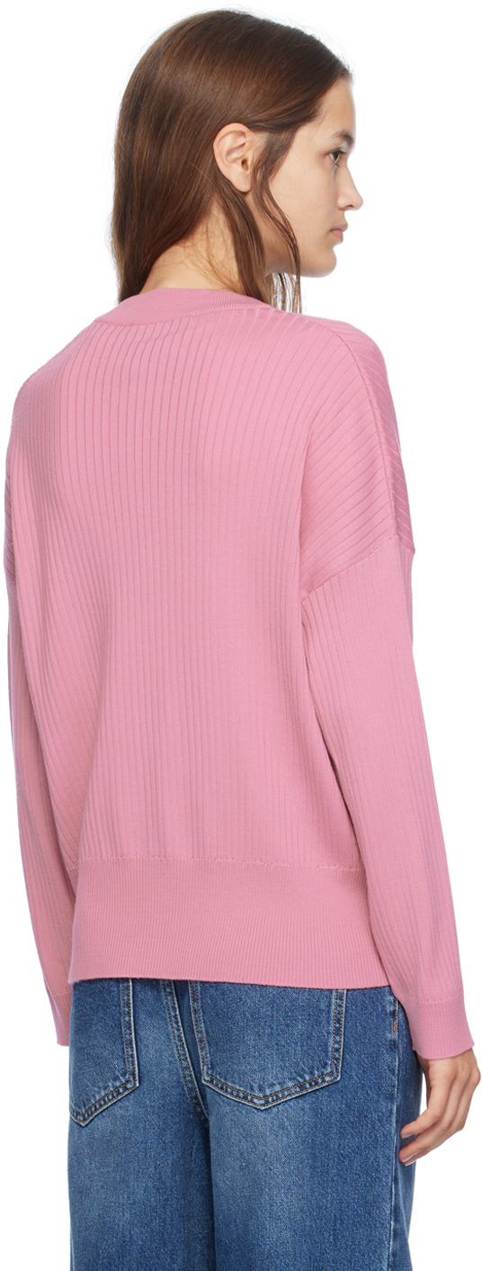 Moschino Pink Teddy Bear Cardigan In 0181 Pink