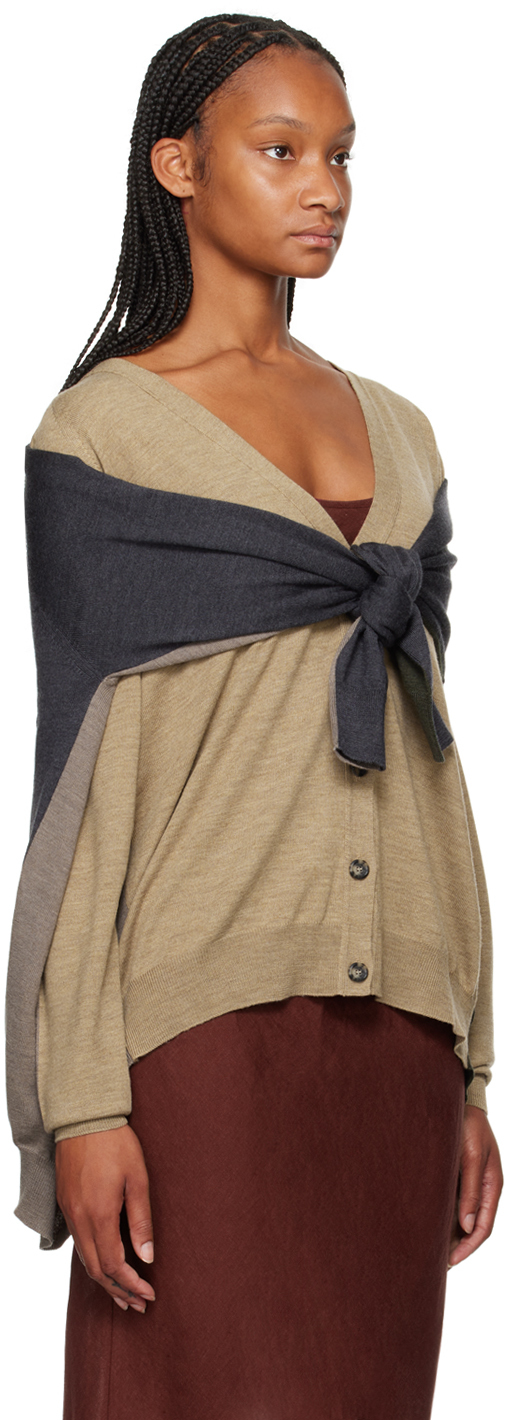 Moschino Cardigan In 1091 Multi Beige