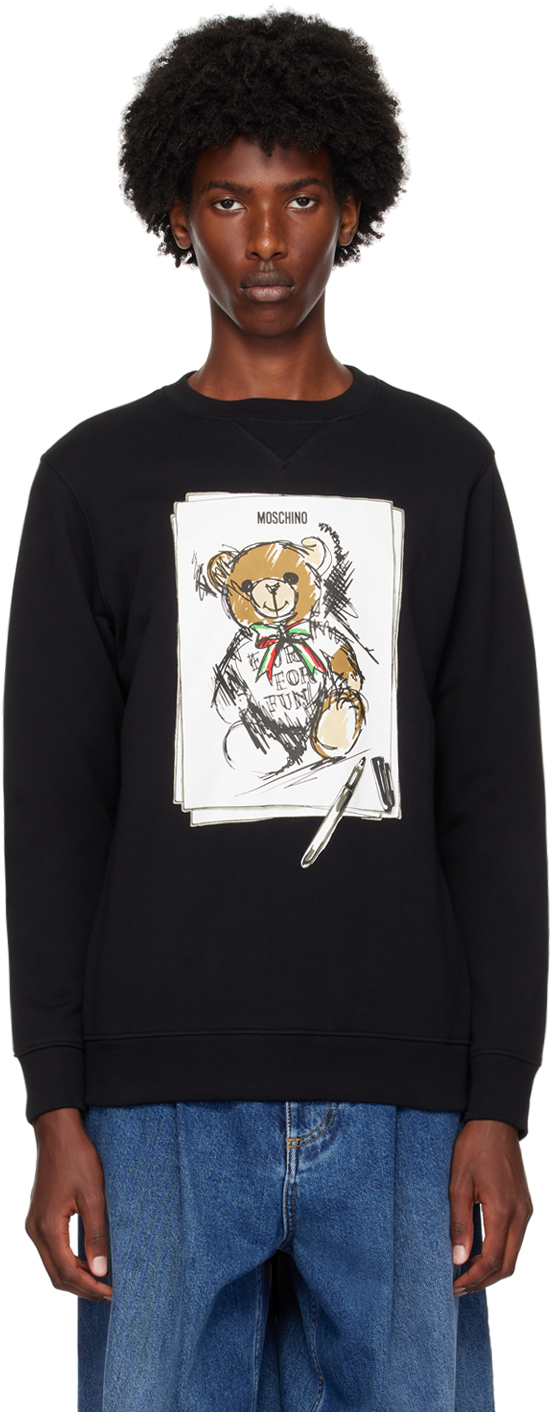 Black Teddy Bear Sweatshirt