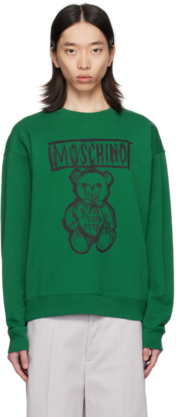 Green Teddy Bear Sweatshirt