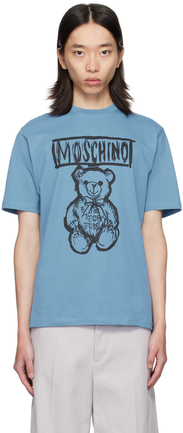 Blue Teddy Bear T-Shirt