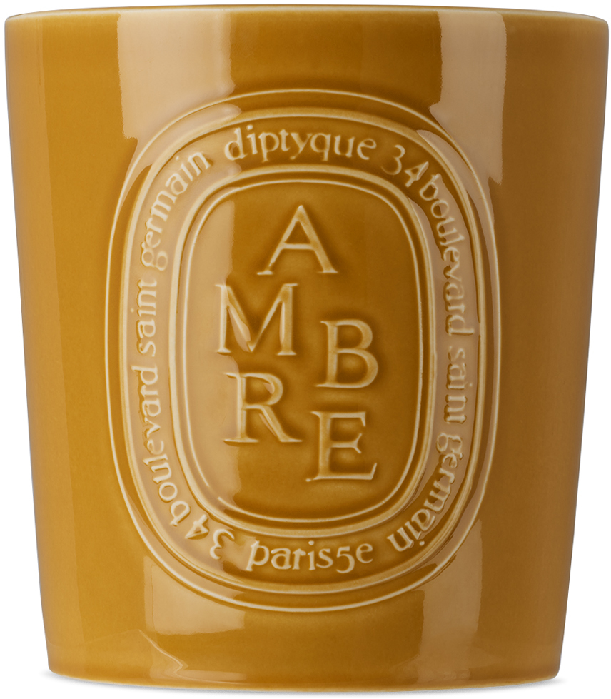 Diptyque Ambre Extra Large Candle, 1500 G In Green