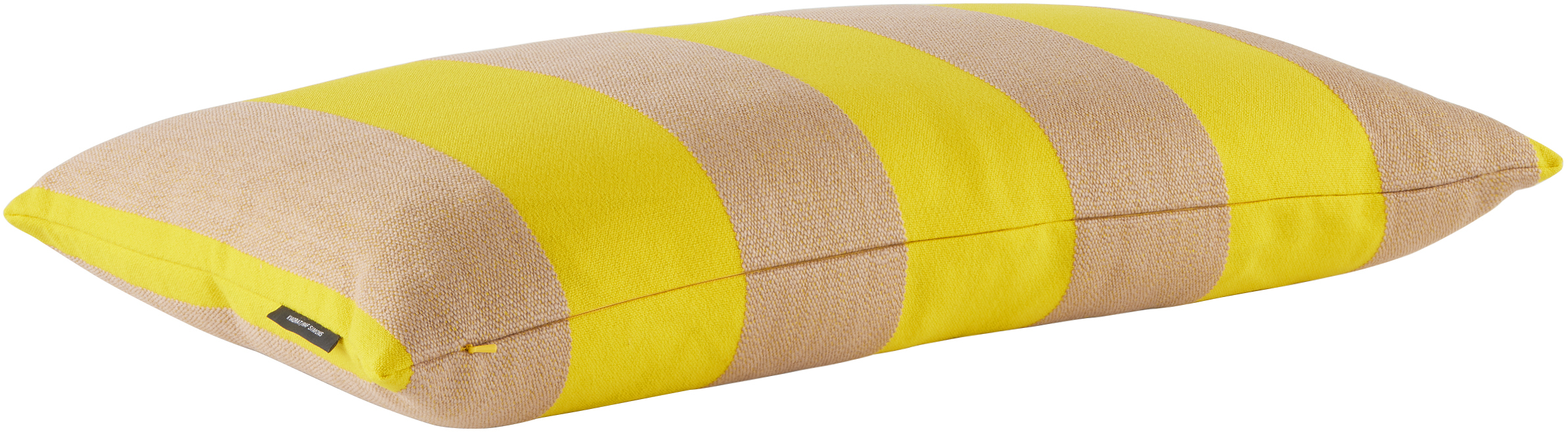 Kvadrat/raf Simons Yellow & Beige Reflex Cushion In Yellow/beige