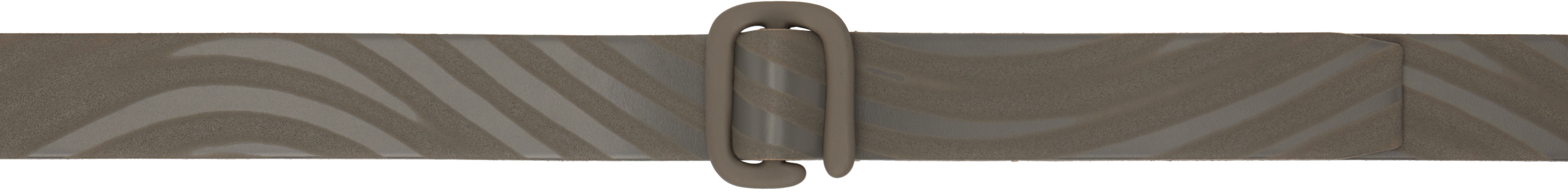 HOMME PLISSÉ ISSEY MIYAKE Brown Carving Belt