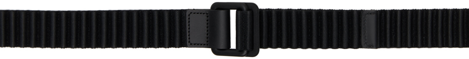 Shop Issey Miyake Black Pleats Belt In 15-black