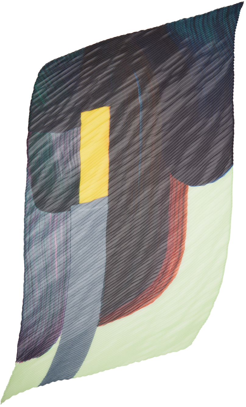 HOMME PLISSÉ ISSEY MIYAKE Multicolor Mixing Scarf