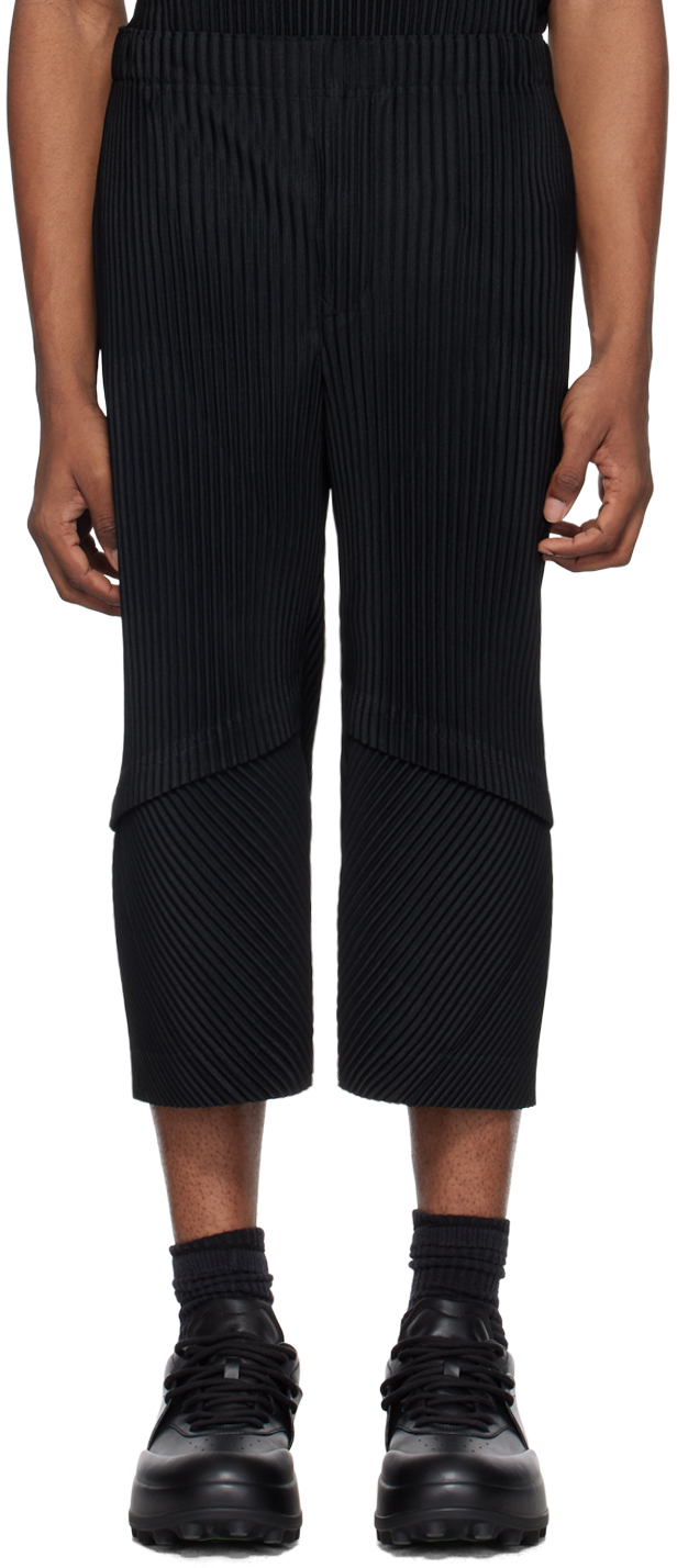 HOMME PLISSÉ ISSEY MIYAKE Black Aerial Trousers