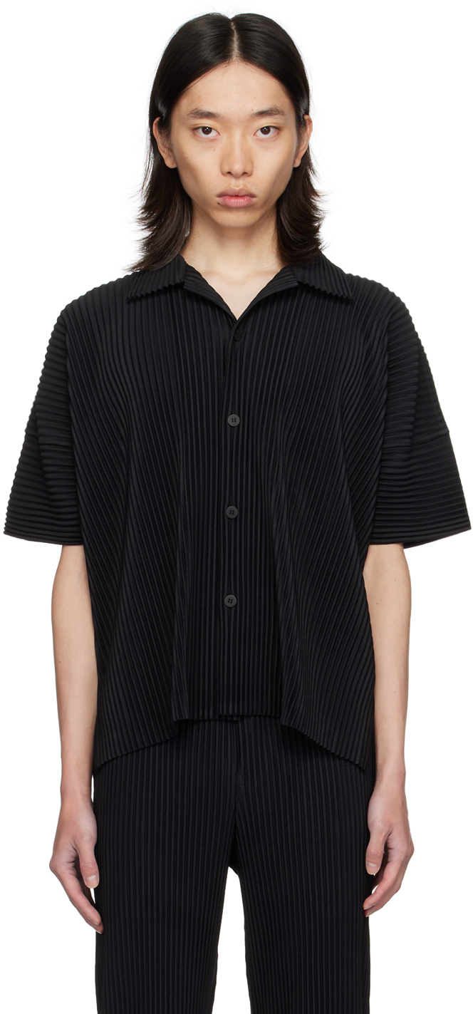 HOMME PLISSÉ ISSEY MIYAKE Black Monthly Color July Shirt