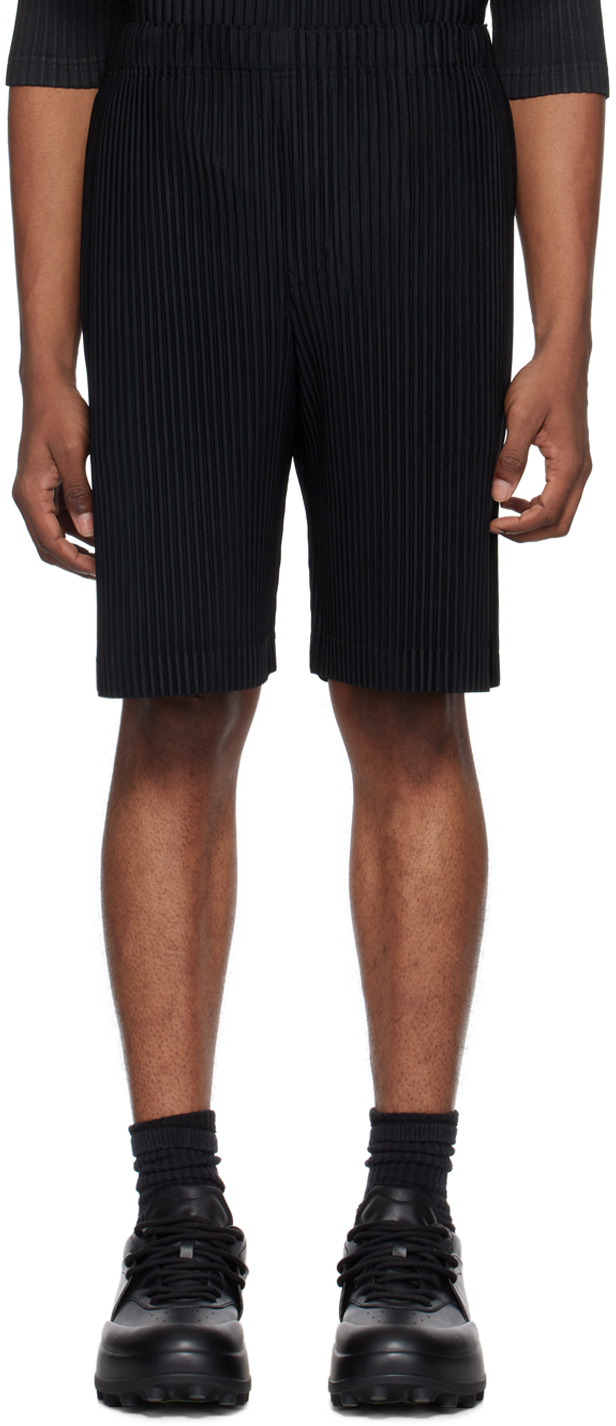 HOMME PLISSÉ ISSEY MIYAKE Black Monthly Color May Shorts