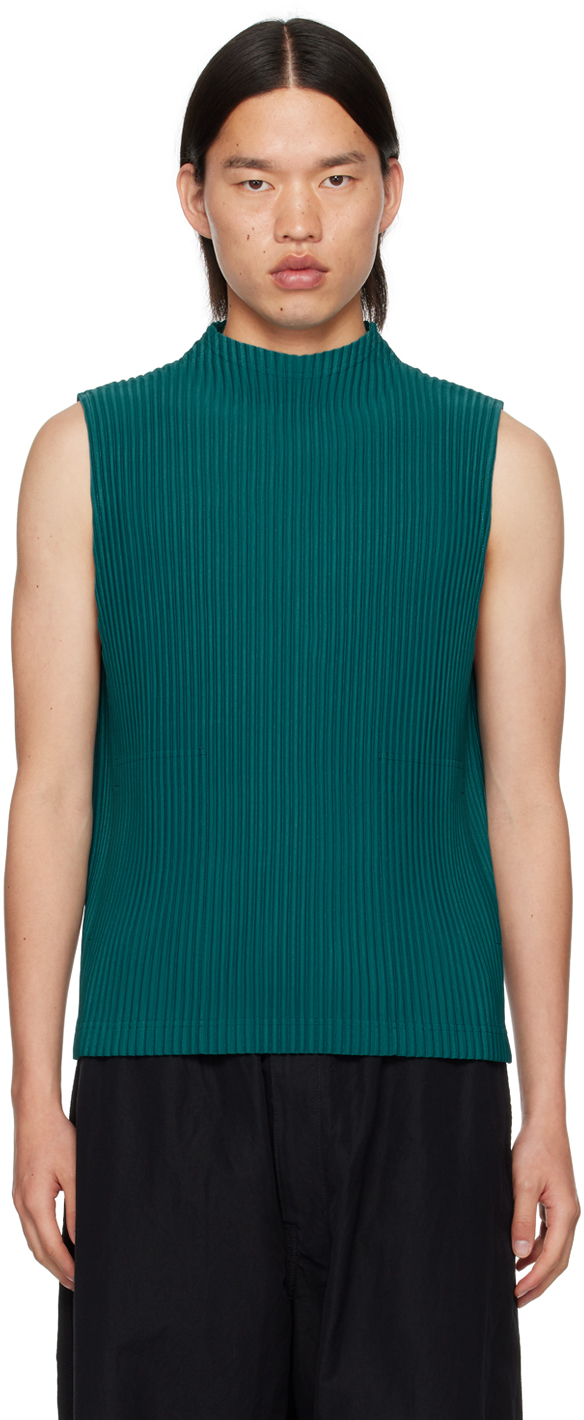 HOMME PLISSÉ ISSEY MIYAKE Gray Monthly Color May Tank Top