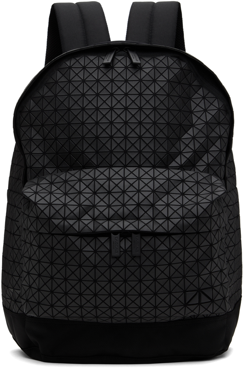 Shop Bao Bao Issey Miyake Black Daypack Backpack In 16 Matte Black