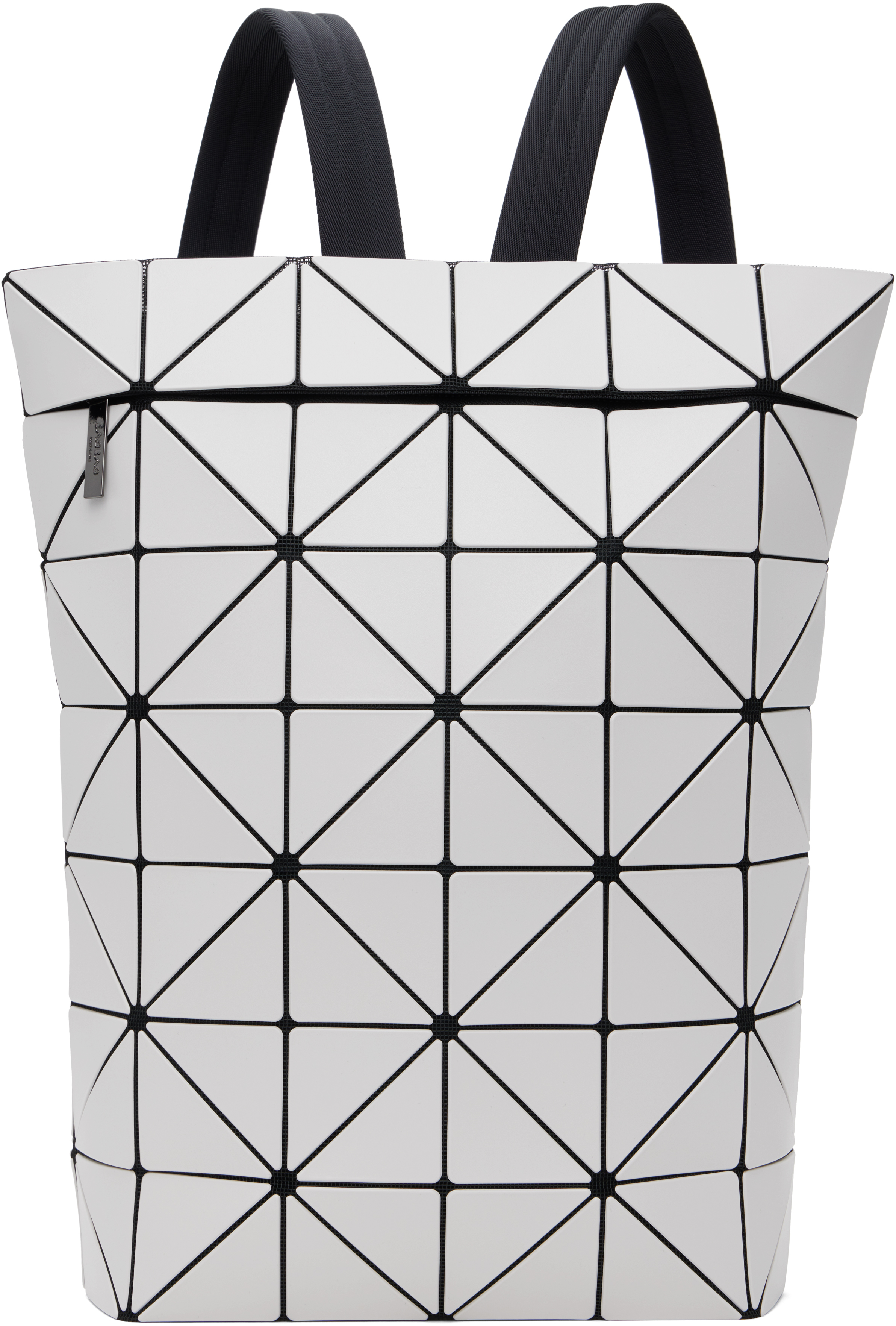 Bao Bao Issey Miyake Gray Blocky Backpack In 11 Lt Grey