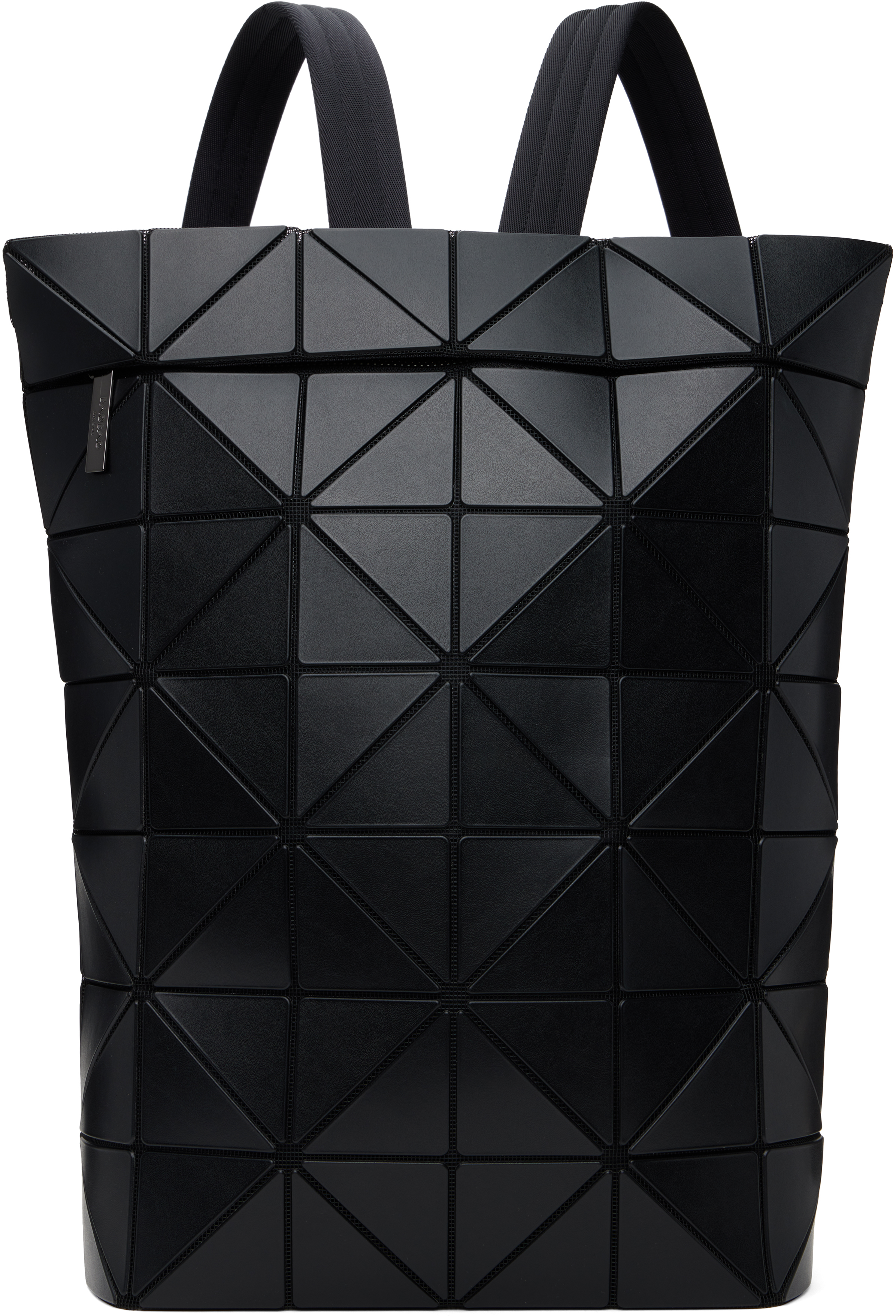 BAO BAO ISSEY MIYAKE: Black Blocky Backpack | SSENSE