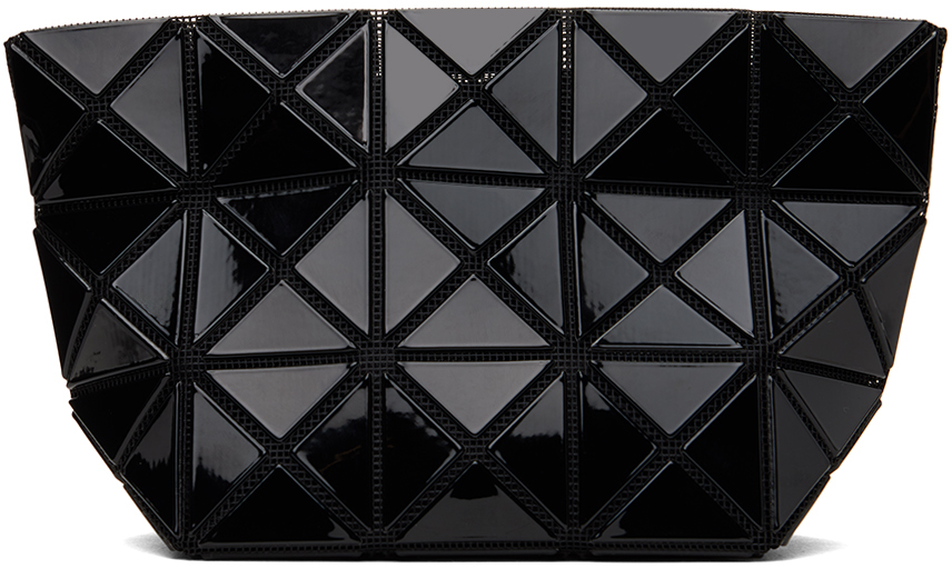 Shop Bao Bao Issey Miyake Black Prism Pouch In 15 Black