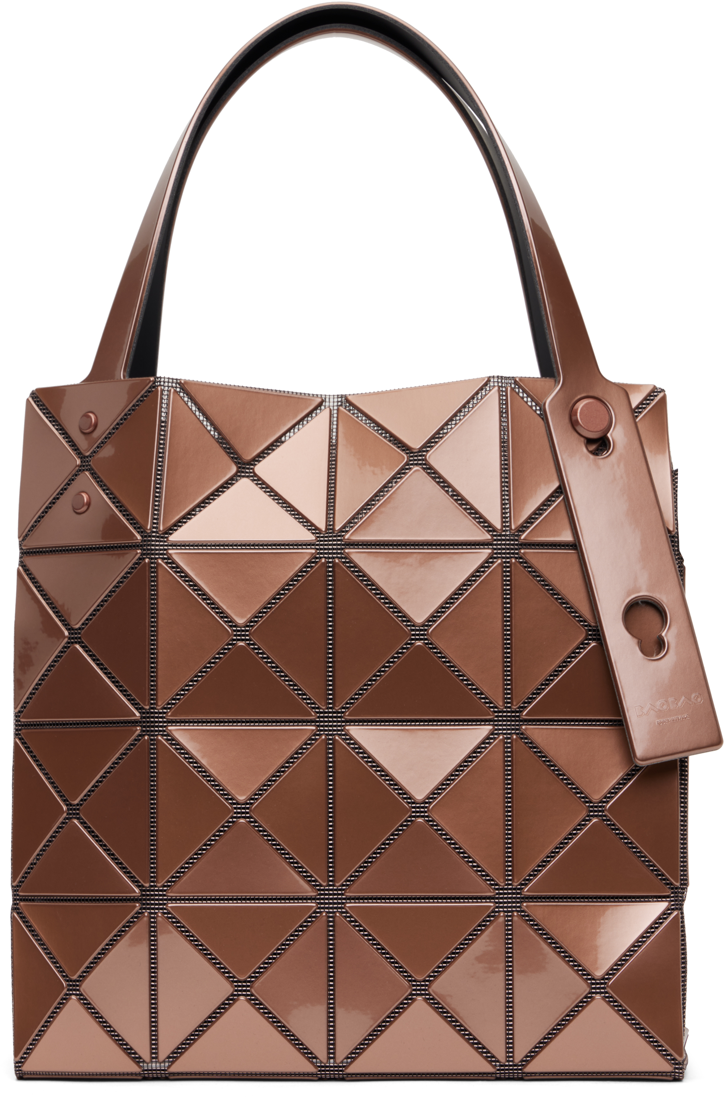 Shop Bao Bao Issey Miyake Brown Carat Large Bag In 44 Brown