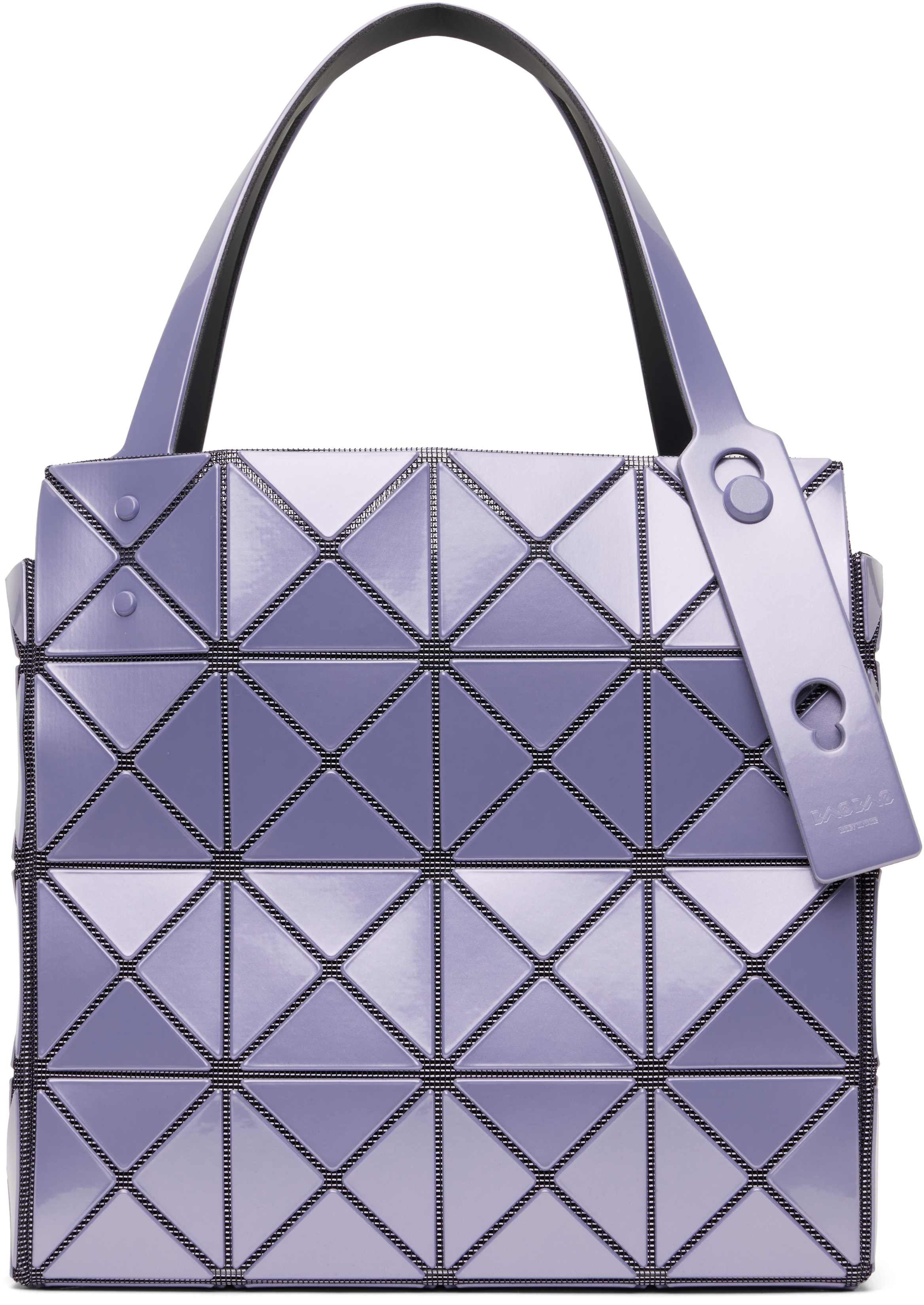 Shop Bao Bao Issey Miyake Purple Carat Large Bag In 83 Lavender