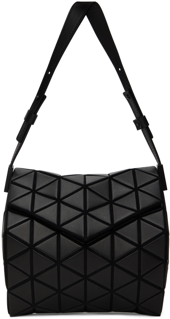 Shop Bao Bao Issey Miyake Black Torso Shoulder Bag In 16 Matte Black