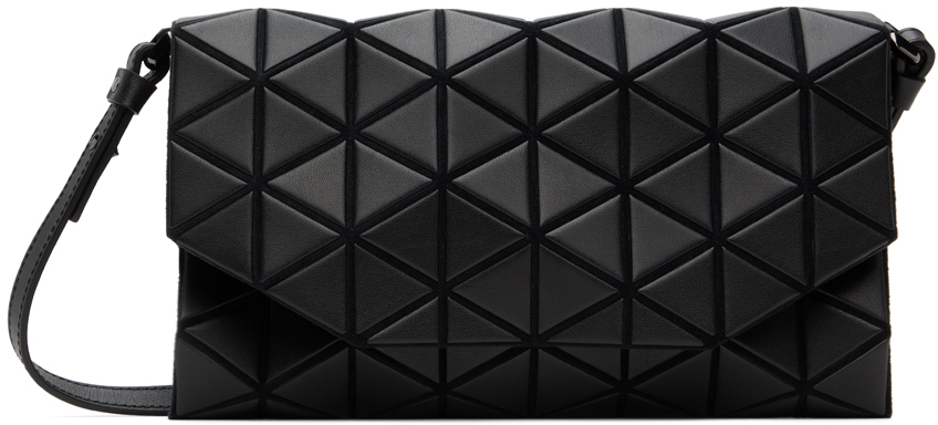 Bao Bao Issey Miyake Black Tonneau Matte Bag In 16 Matte Black