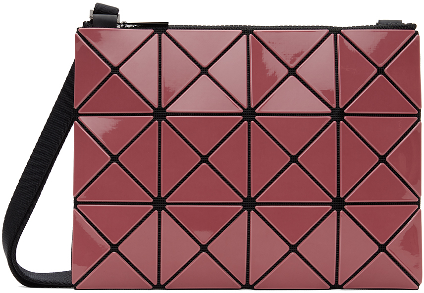 Shop Bao Bao Issey Miyake Pink Lucent W Color Crossbody Bag In 27 Pink X Lt.pink