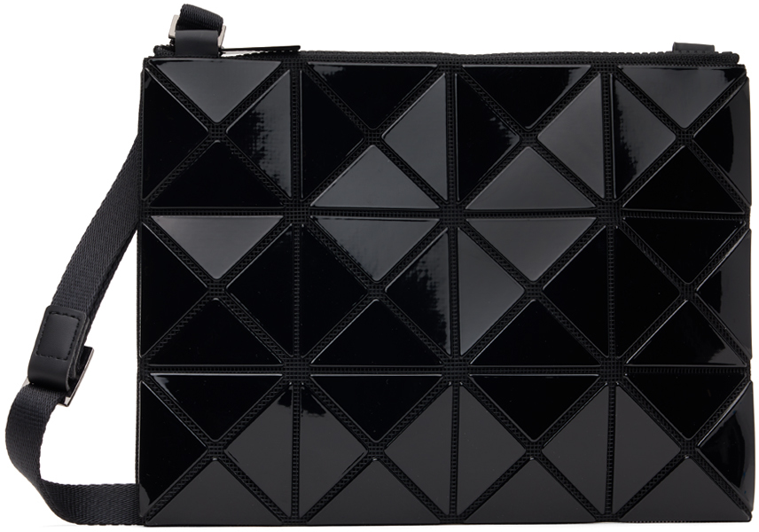 Shop Bao Bao Issey Miyake Black Lucent Crossbody Bag In 15 Black