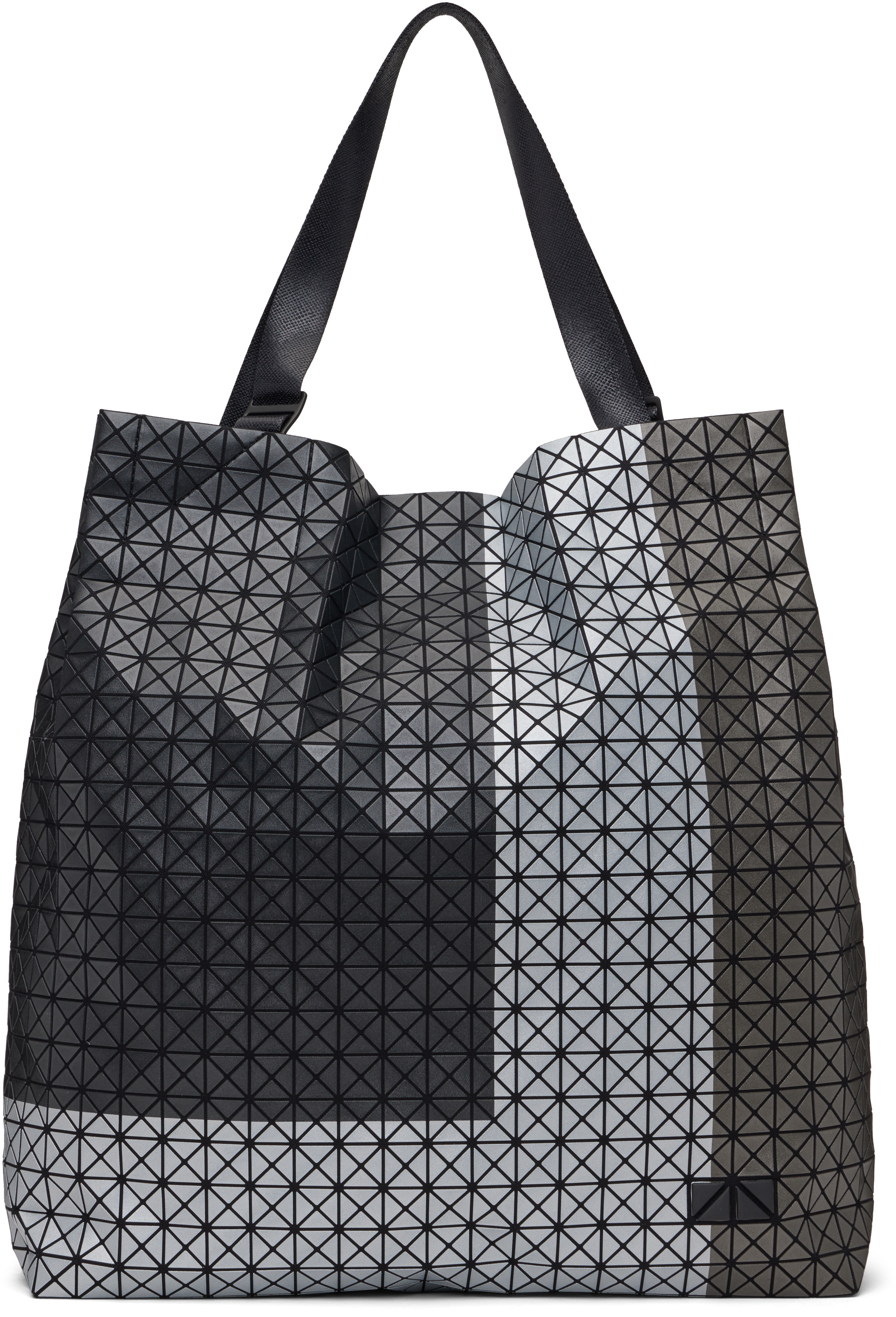 Gunmetal Cart S Tres Tote by BAO BAO ISSEY MIYAKE on Sale