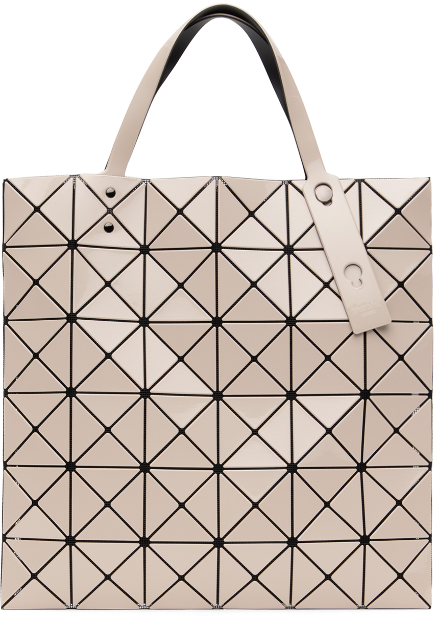BAO BAO ISSEY MIYAKE: Beige Lucent Tote | SSENSE