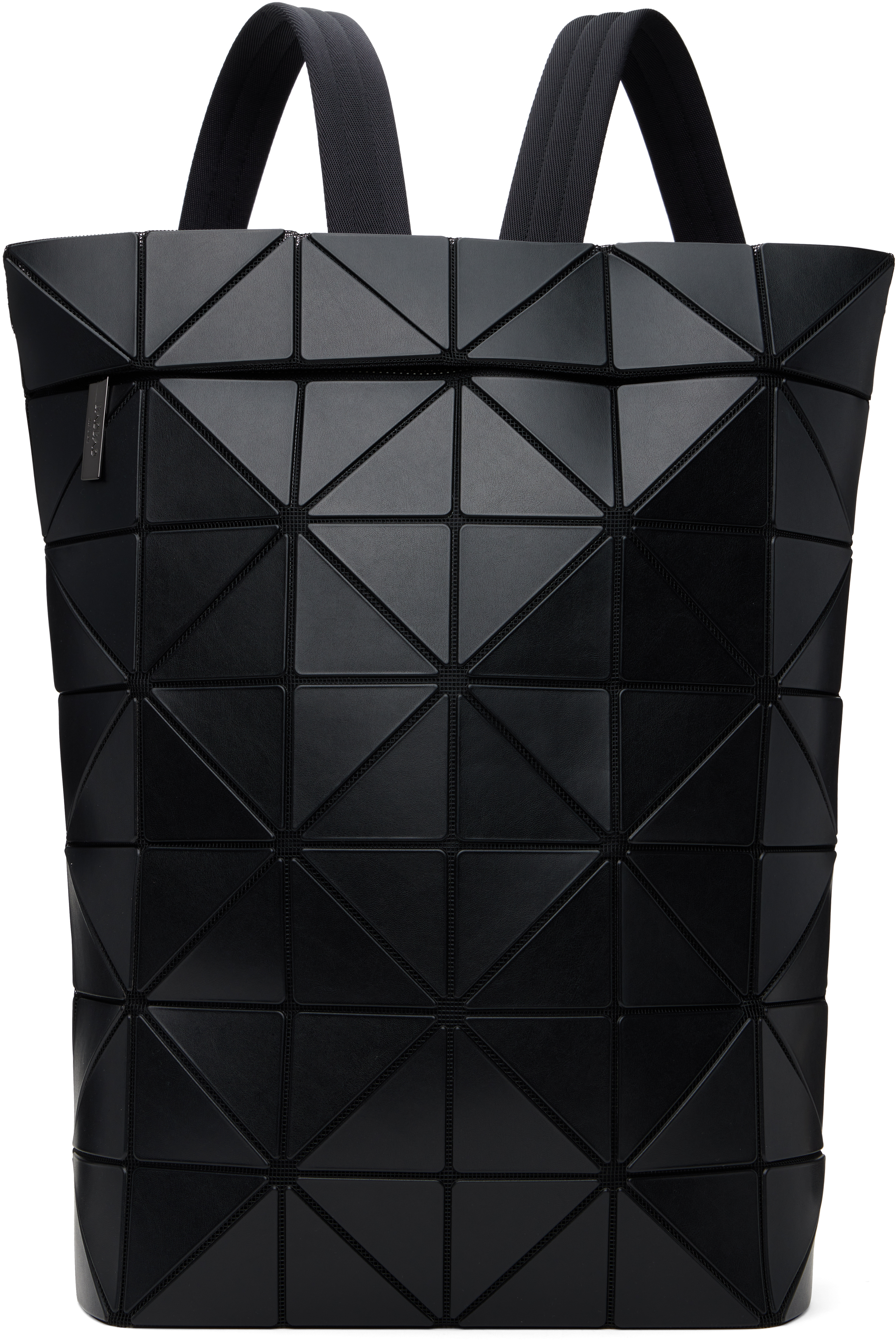 Shop Bao Bao Issey Miyake Black Blocky Backpack In 16-matte Black