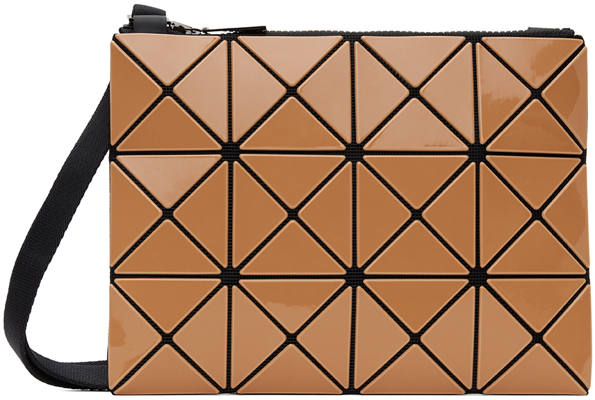 Shop Bao Bao Issey Miyake Orange Lucent W Color Crossbody Bag In 47-ocher X Lt.ocher