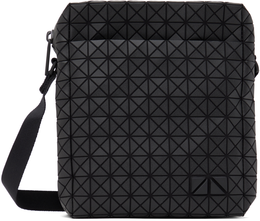 Shop Bao Bao Issey Miyake Black Voyager Shoulder Bag In 16-matte Black