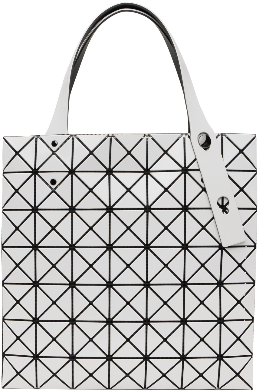 Shop Bao Bao Issey Miyake White Prism Tote In 01-white