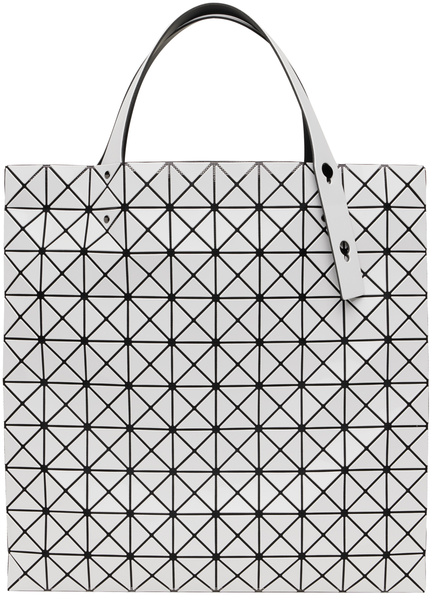 Shop Bao Bao Issey Miyake White Prism Tote In 01-white