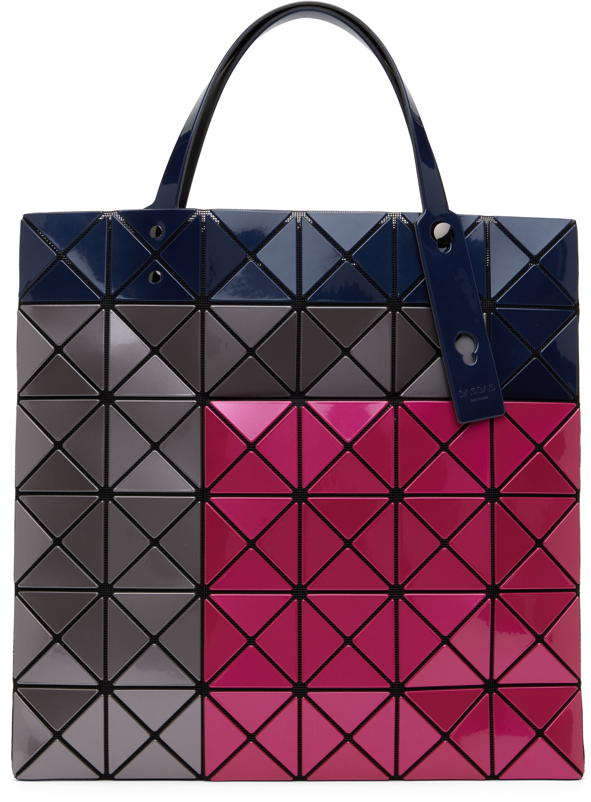 Shop Bao Bao Issey Miyake Multicolor Tres Tote In 28-pink Mix