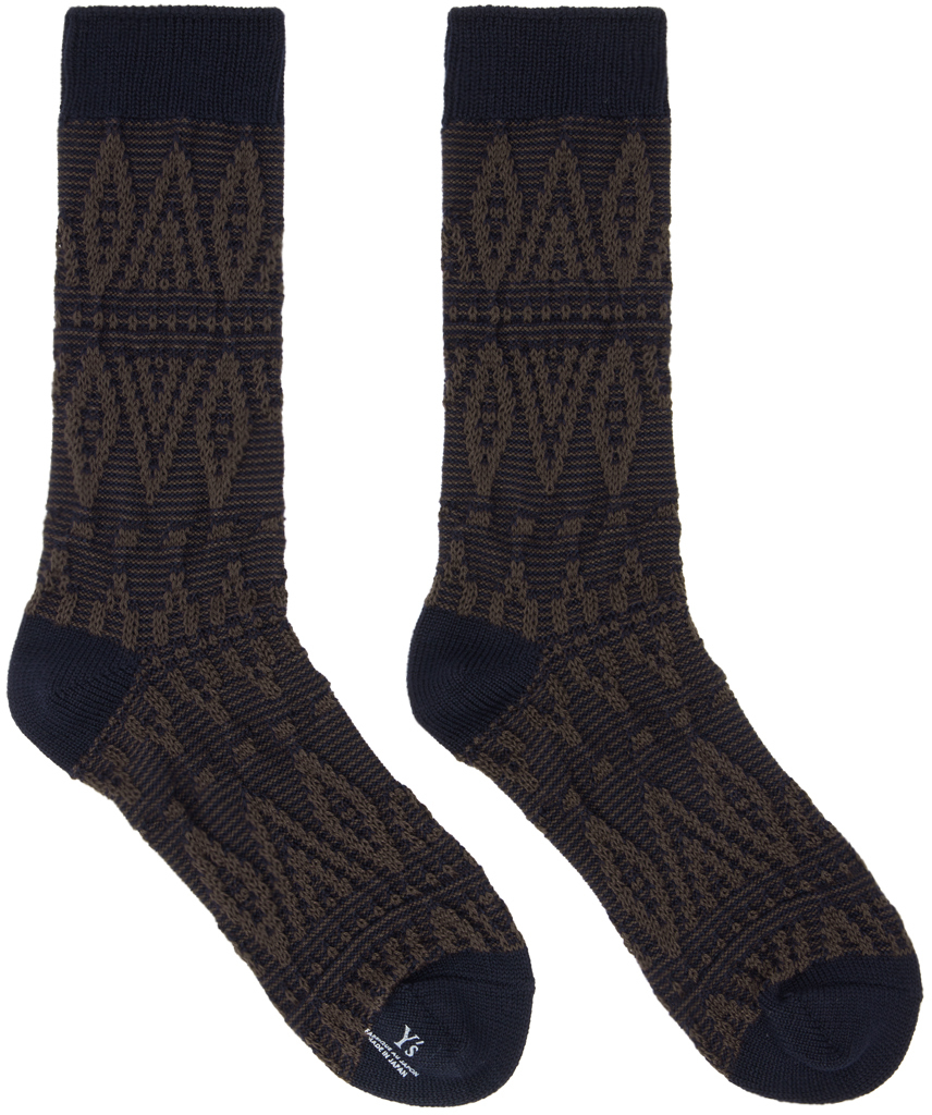 Brown Nordic Socks